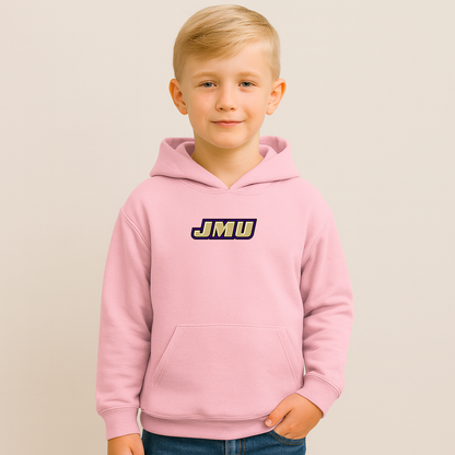 Youth James Madison Dukes Logo Pullover Hoodie
