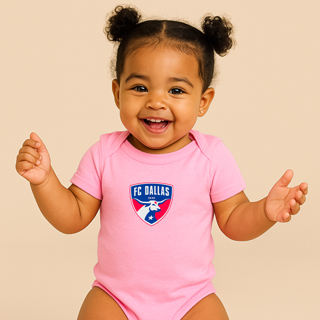 FC Dallas Soccer Logo Baby Romper Onesie