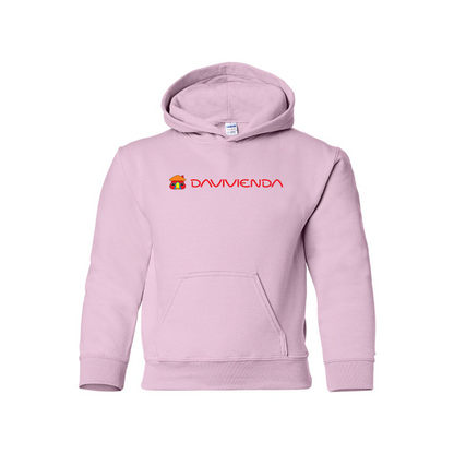 Youth Davivienda Logo Pullover Hoodie