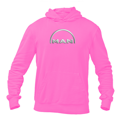Men's MAN Logo Pullover Hoodie