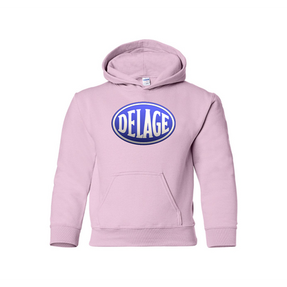 Youth Delage Logo  Pullover Hoodie