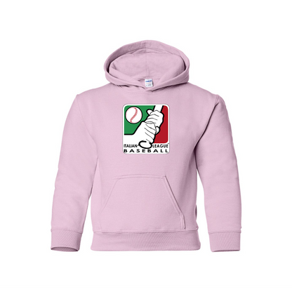 Youth  Italian Baseball League Logo Pullover Hoodie