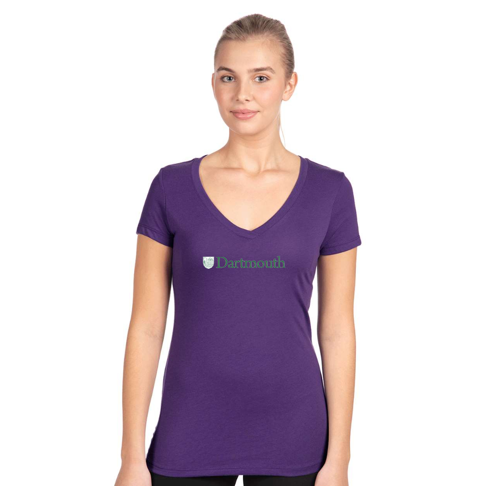 Women's Dartmouth College Next Level V-Neck T-Shirt