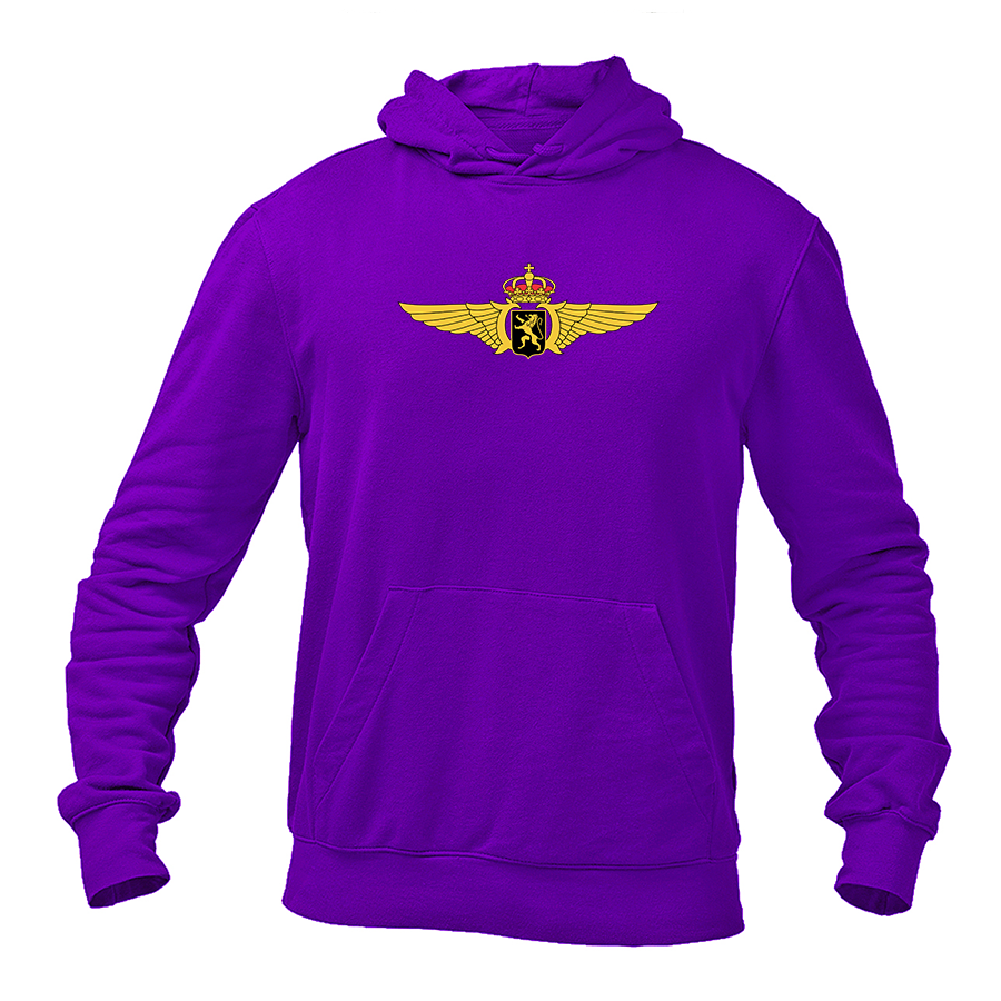 Men's Belgian Air Force Logo Pullover Hoodie