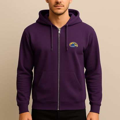 Men's Kent State Golden Flashes Logo  Zipper Hoodie