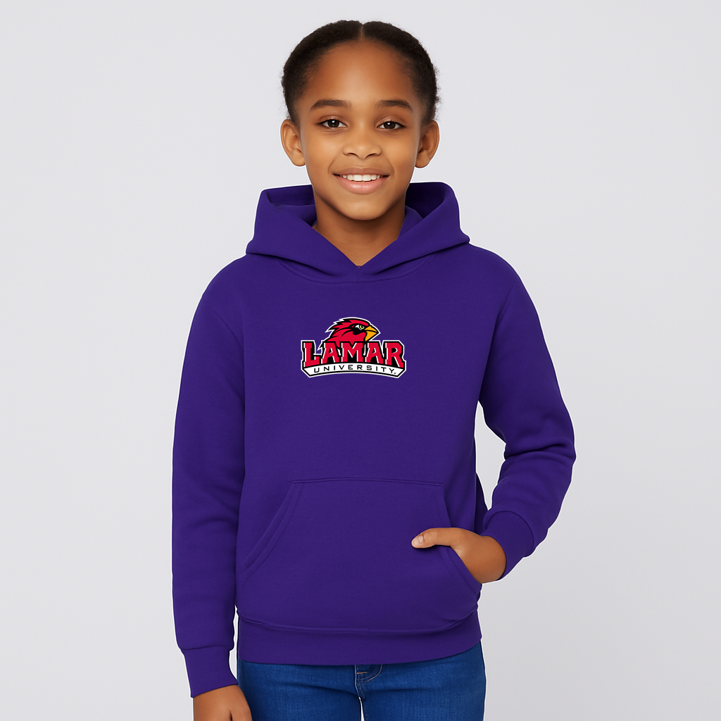 Youth Lamar Cardinals Logo Pullover Hoodie