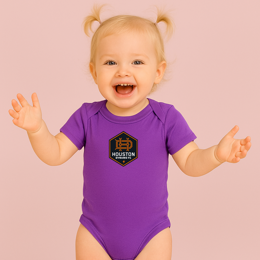 Houston Dynamo FC Soccer Baby Romper Onesie