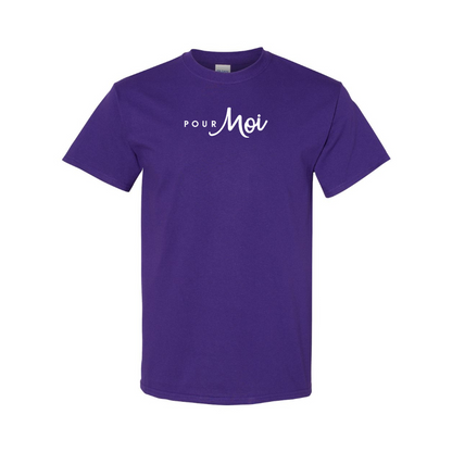 Men's Pour Moi Logo Cotton T-Shirt