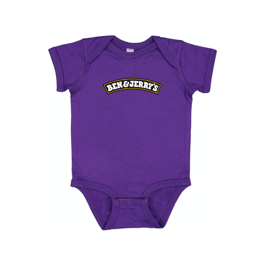 Ben and Jerrys Logo Baby Onesie Romper