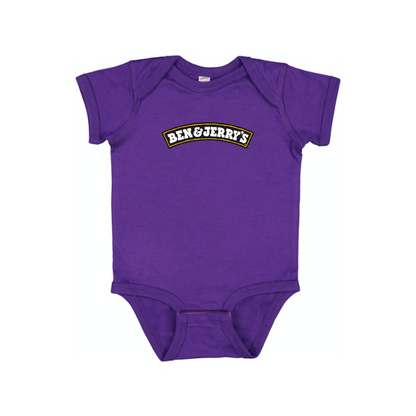 Ben and Jerrys Logo Baby Onesie Romper