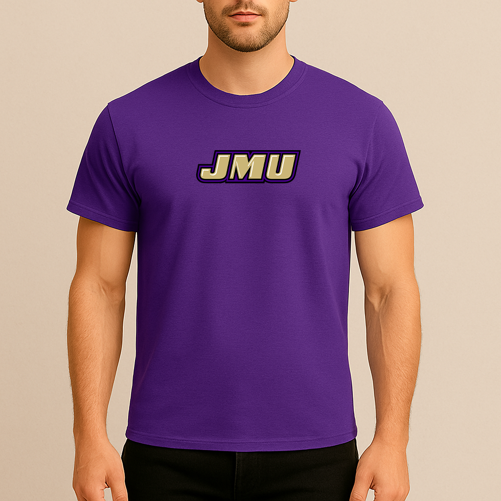 Men's James Madison Dukes Logo Cotton T-Shirt