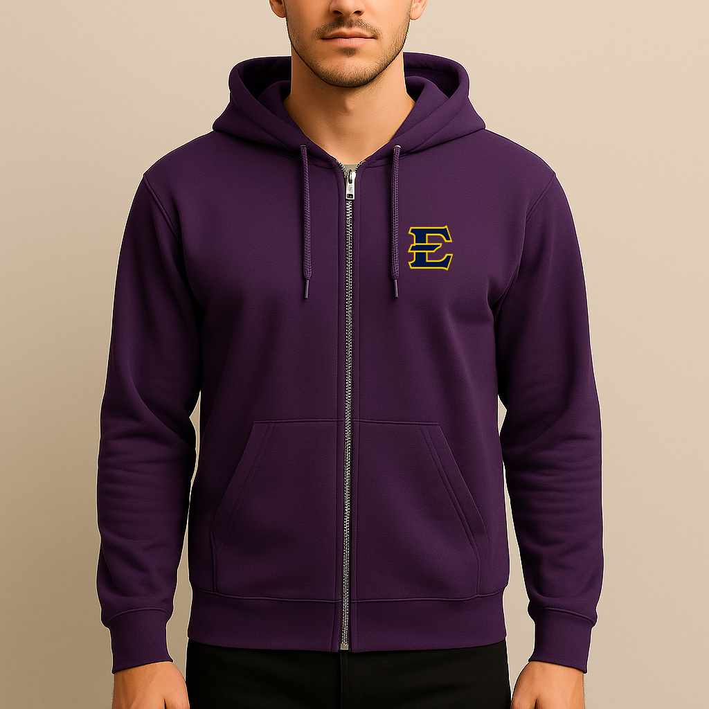 Men's ETSU Buccaneers Logo Zipper Hoodie