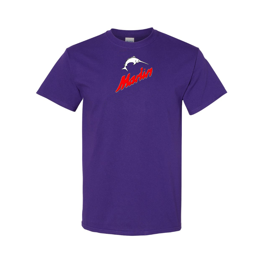 Men's Marlin Logo Cotton T-Shirt