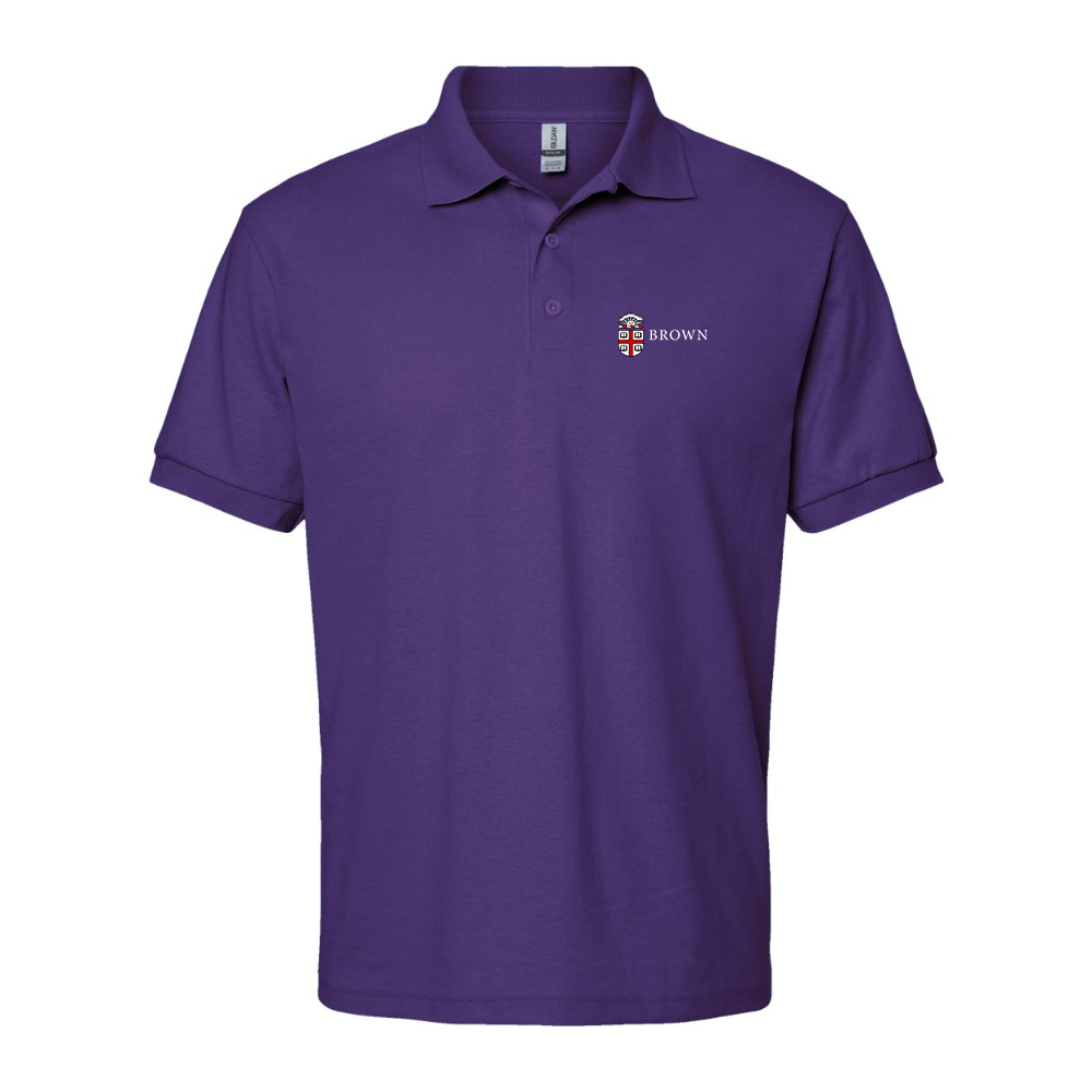 Men's  Brown University Dry Blend Jersey Polo