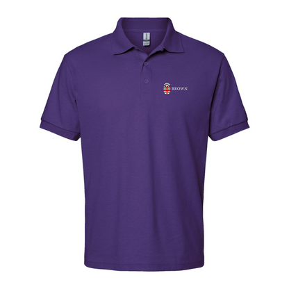 Men's  Brown University Dry Blend Jersey Polo