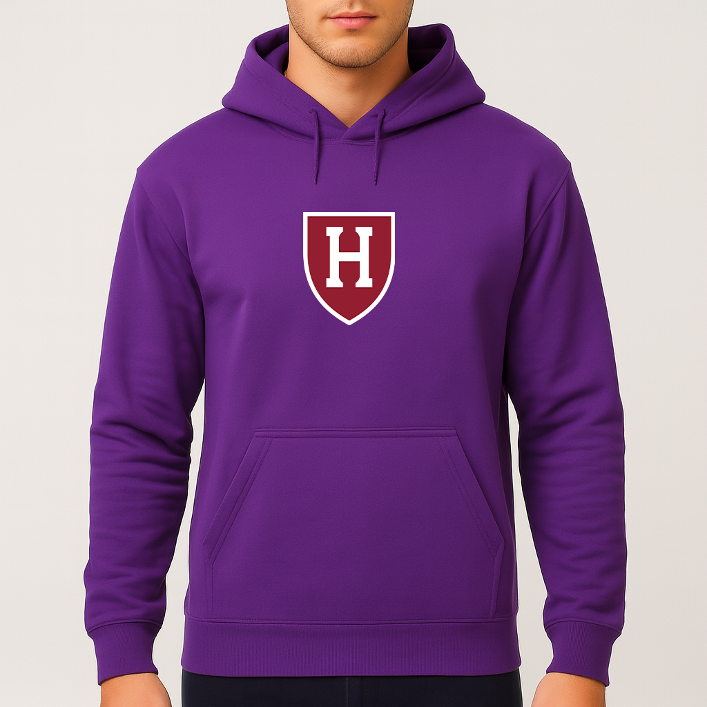 Men's Harvard Crimson Logo Pullover Hoodie