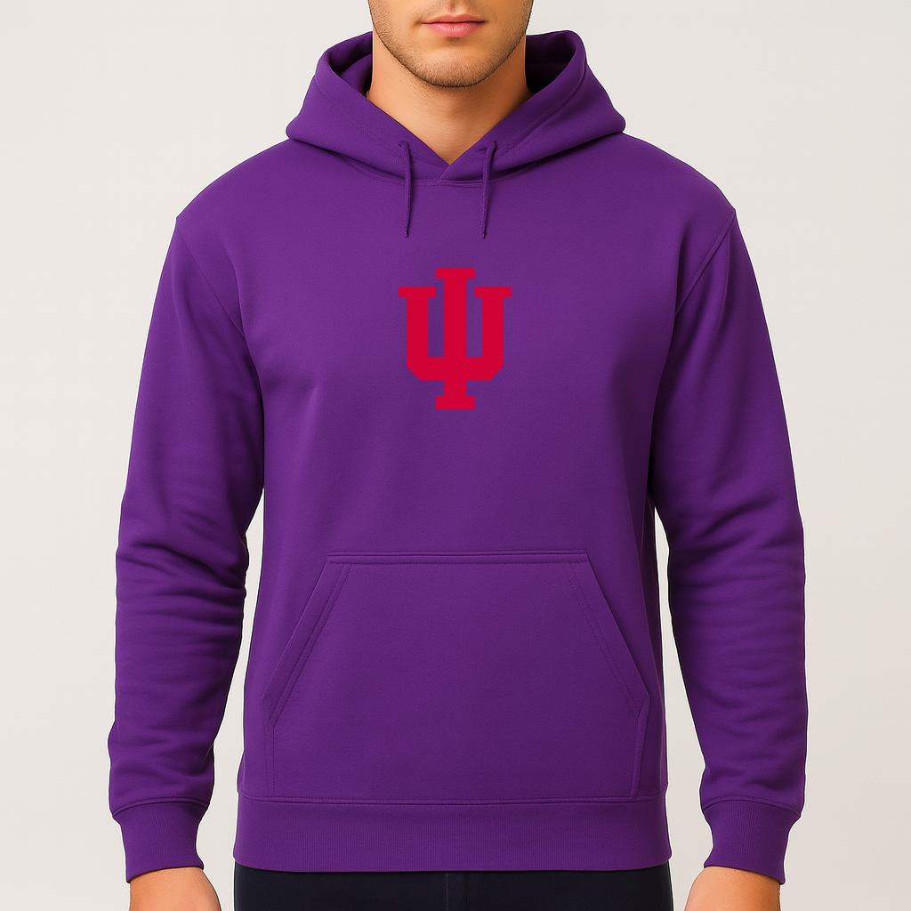 Men's Indiana Hoosiers Logo Pullover Hoodie