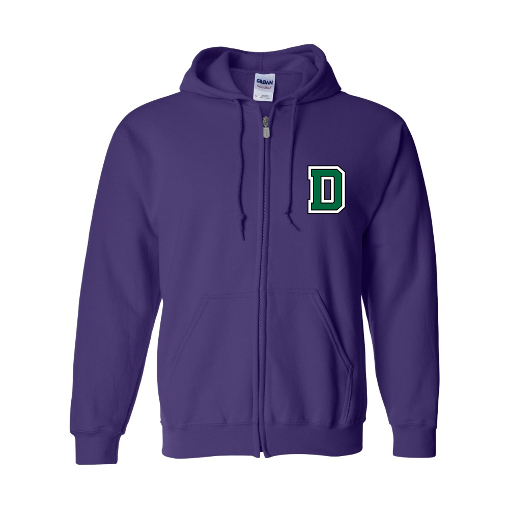 Men's Dartmouth Big Green  Gildan  Heavy Blend Full Zip Hooded Sweatshirt