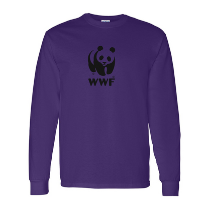 Men's  WWF  Gildan Heavy Cotton Long Sleeve T-Shirt