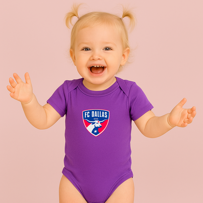 FC Dallas Soccer Logo Baby Romper Onesie