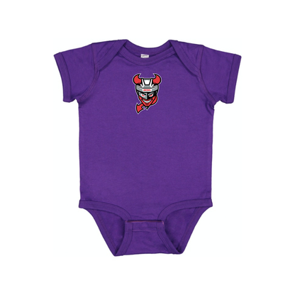 Binghamton Devils Logo Baby Romper Onesie