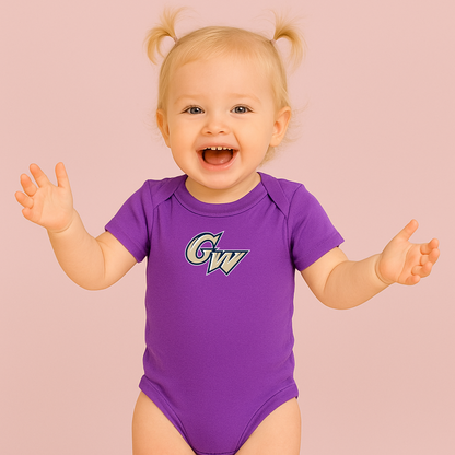 George Washington Colonials Log Baby Romper Onesie