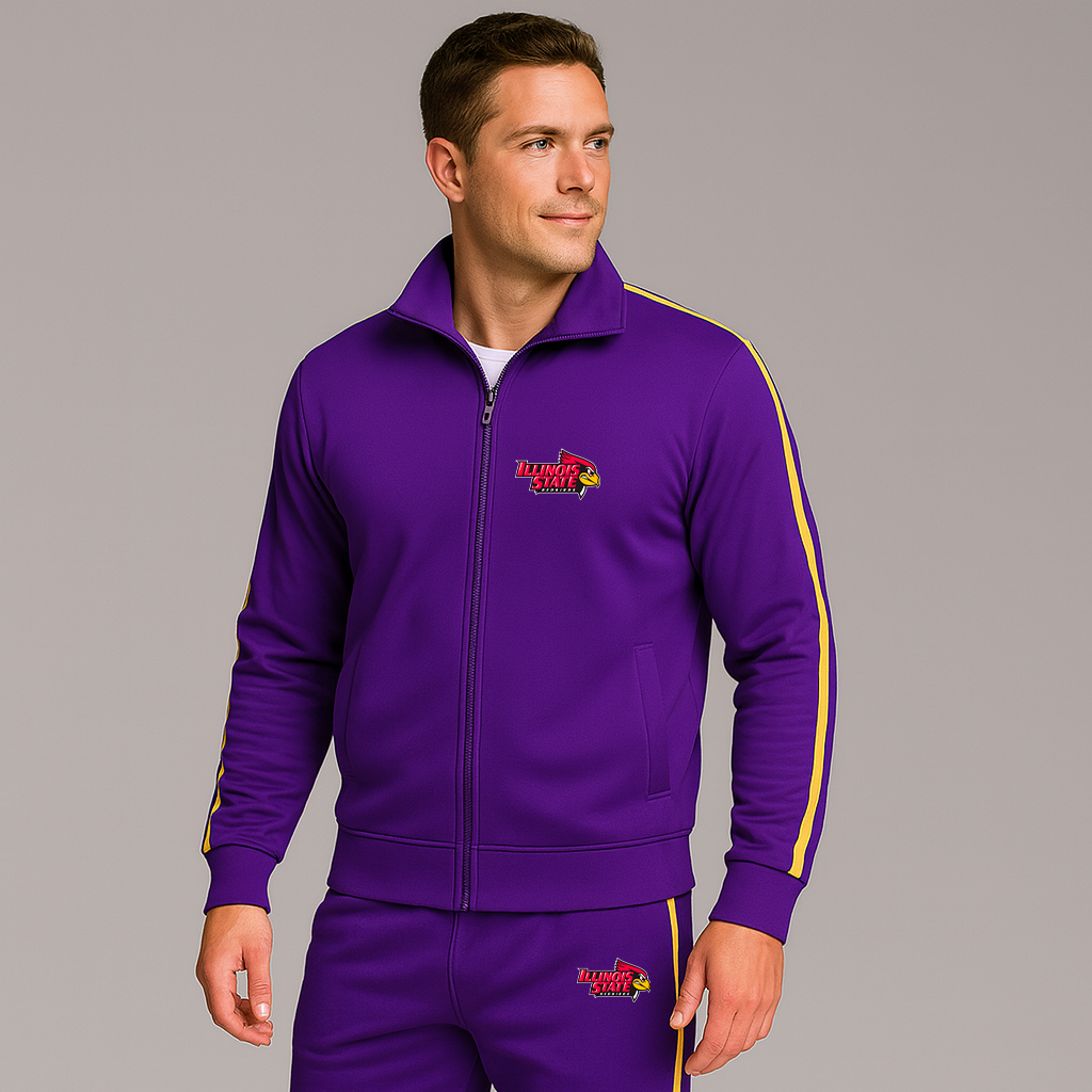 Men's Illinois State Redbirds Logo Dri-Fit TrackSuit