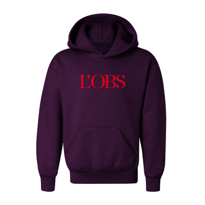 Youth L'OBS Logo  Pullover Hoodie