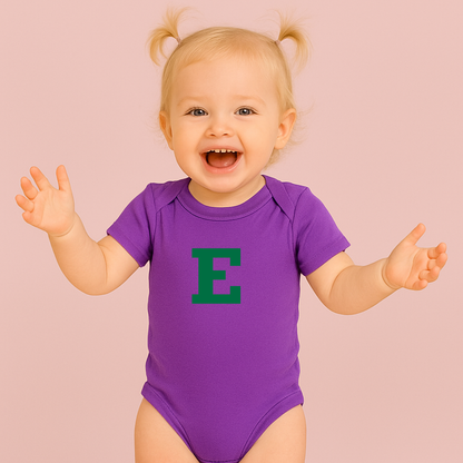 Eastern Michigan Eagles Logo Baby Romper Onesie
