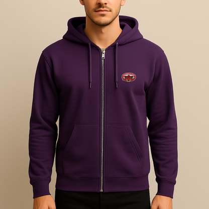 Men's Jacksonville State Gamecocks Logo  Zipper Hoodie