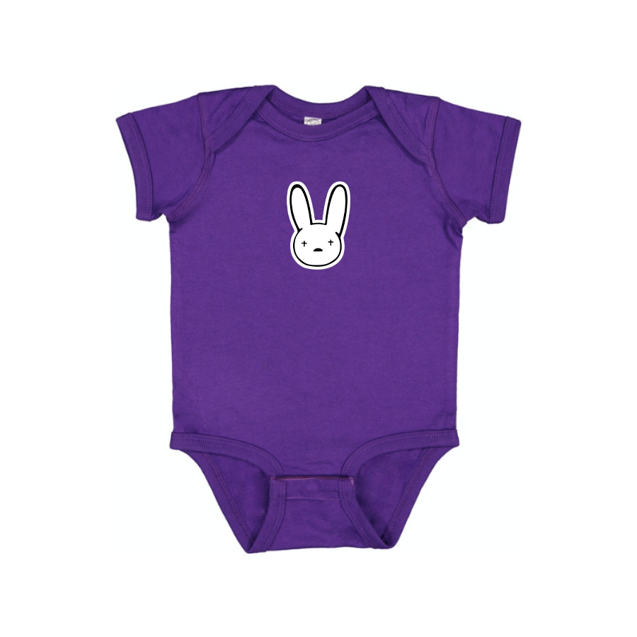 Bad Bunny Logo Baby Onesie Romper