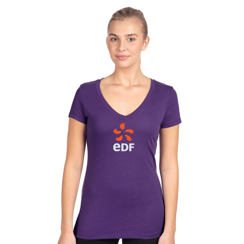 Women's Edf Next Level V-Neck T-Shirt