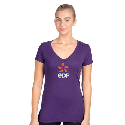 Women's Edf Next Level V-Neck T-Shirt