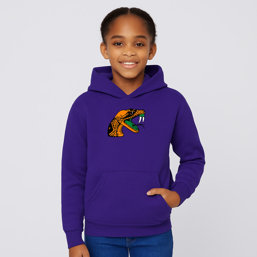 Youth Florida AM Rattlers Logo Pullover Hoodie