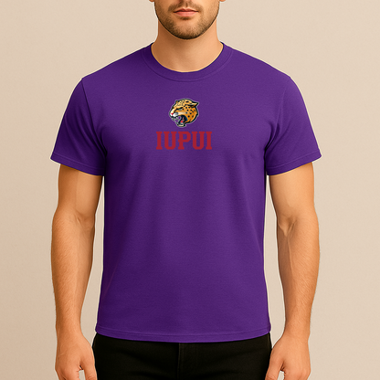 Men's IUPUI Jaguars Logo Cotton T-Shirt