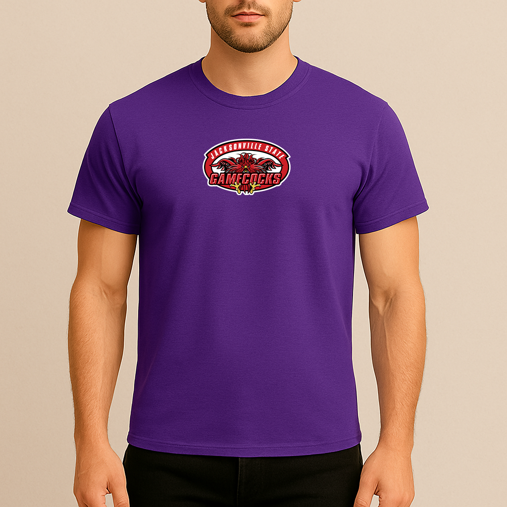 Men's Jacksonville State Gamecocks Logo Cotton T-Shirt