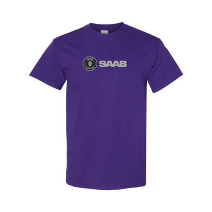Men's Saab Logo Cotton T-Shirt