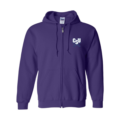 Men's CSU Buccaneers    Gildan  Heavy Blend Full Zip Hooded Sweatshirt