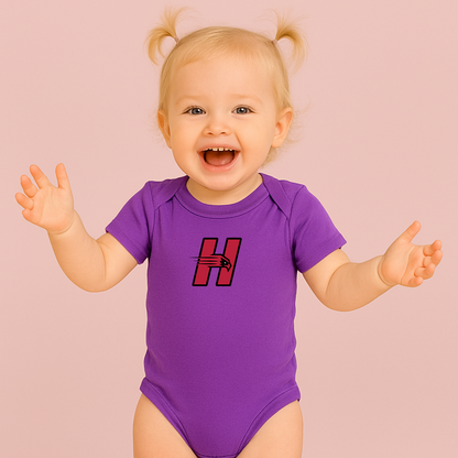 Hartford Hawks Logo Baby Romper Onesie