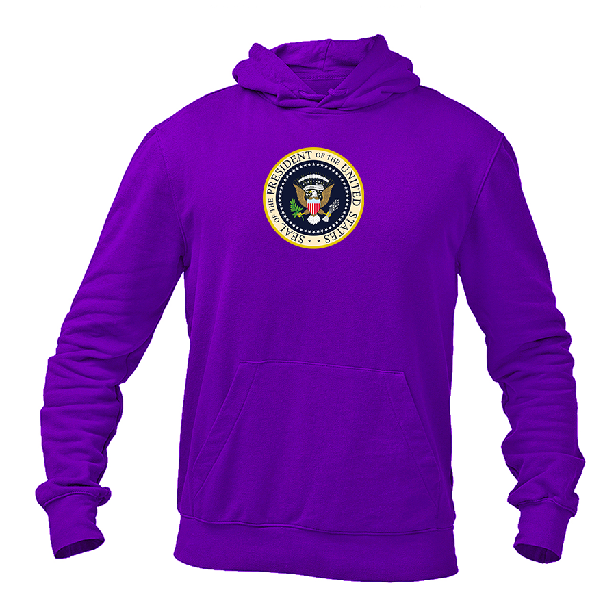 Men's USA President Seal Logo Pullover Hoodie