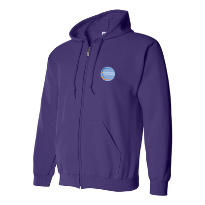 Men's Fondation Concorde Logo Zipper Hoodie