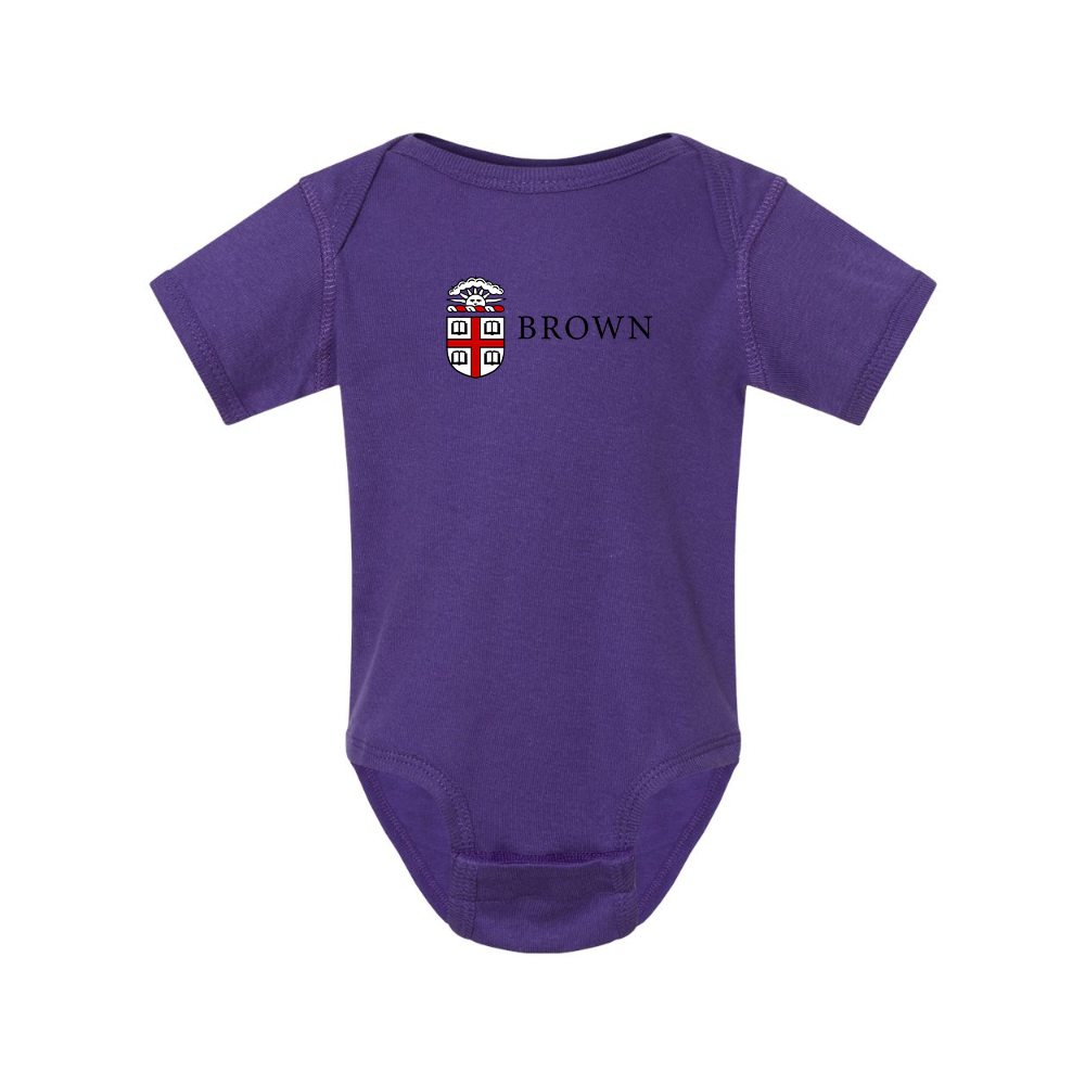 Brown University Rabbit Skins Infant Baby Rib Bodysuit