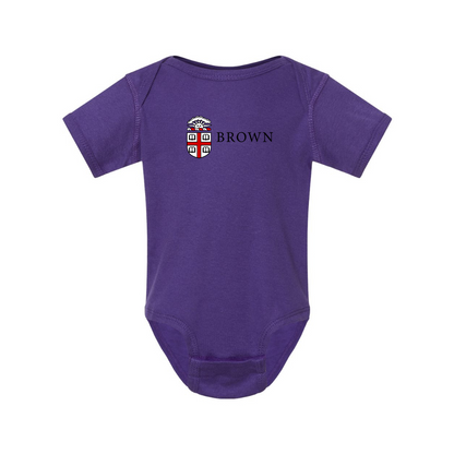 Brown University Rabbit Skins Infant Baby Rib Bodysuit
