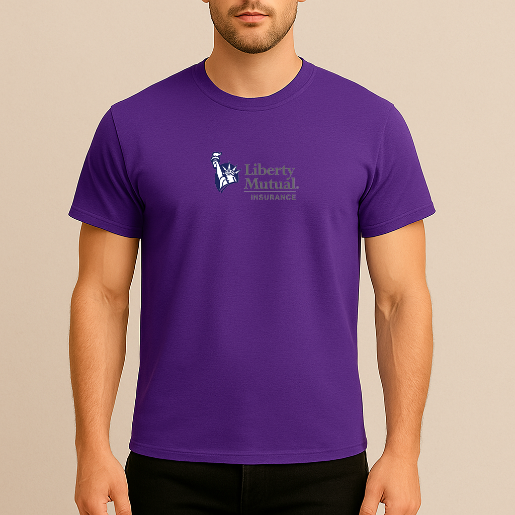 Men's Liberty Mutual Insurance Logo Cotton T-Shirt
