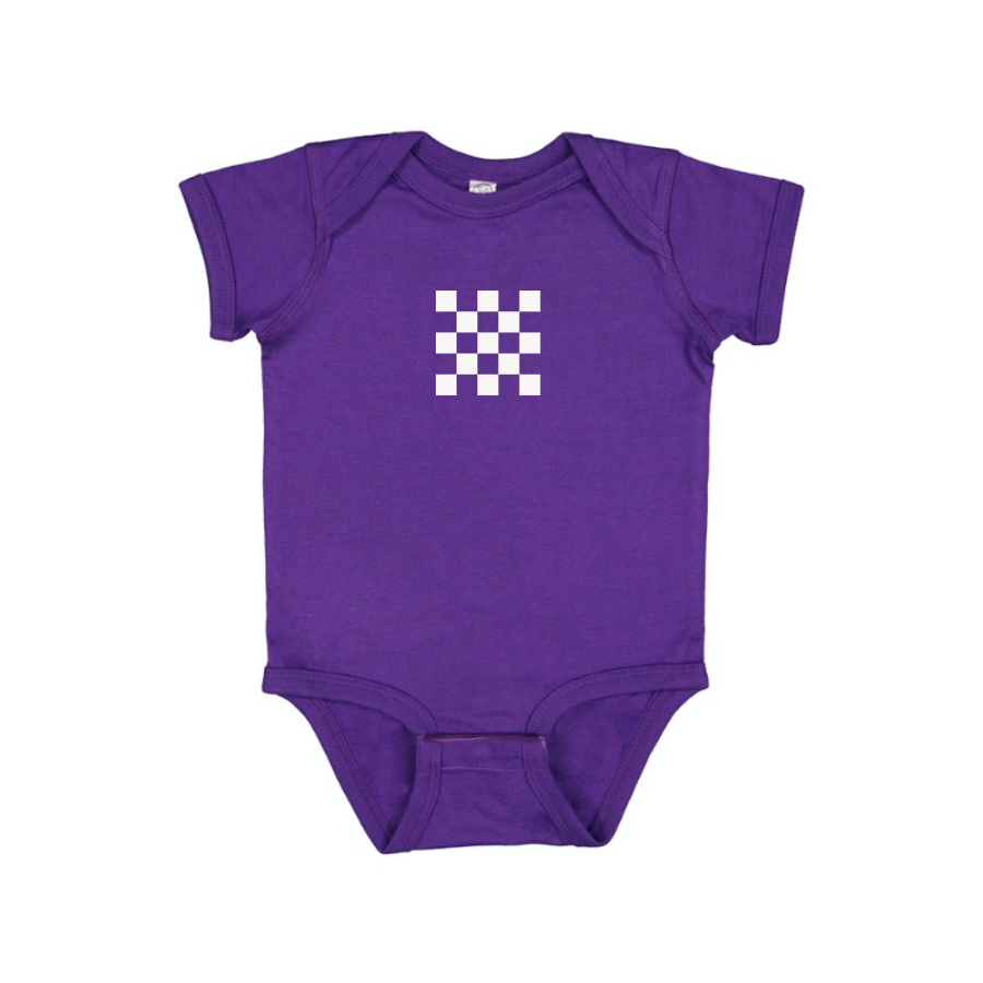 Checker Motors Corporation Logo Baby Romper Onesie