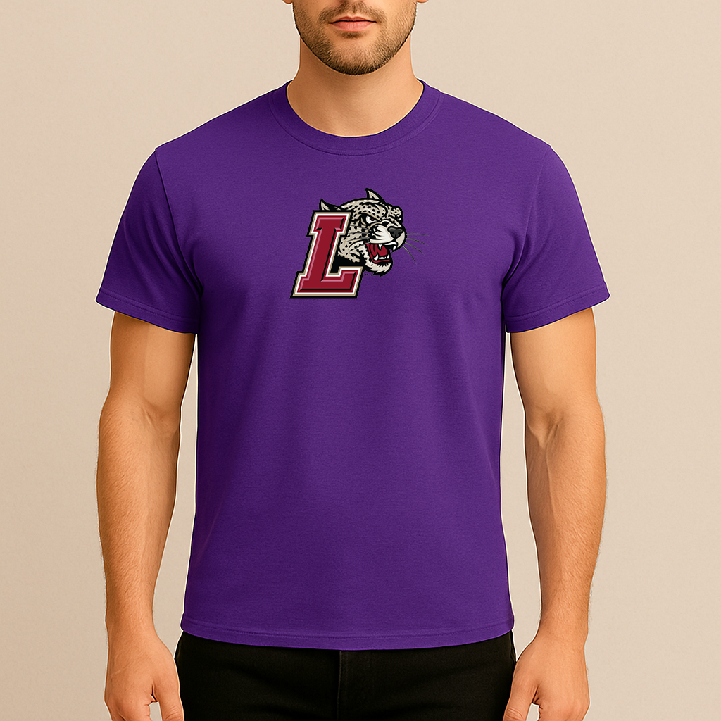 Men's Lafayette Leopards Logo Cotton T-Shirt