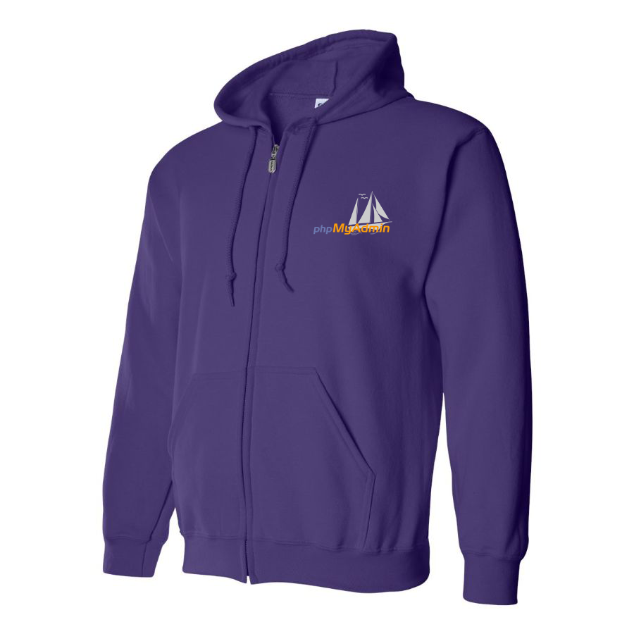 Men's phpMyAdmin Logo Zipper Hoodie