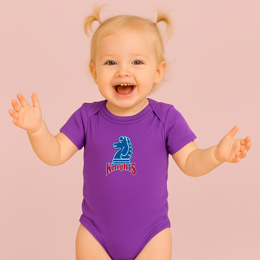 Fairleigh Dickinson Knights Logo Baby Romper Onesie