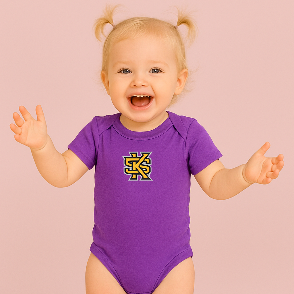 Kennesaw State Owls Logo Baby Romper Onesie
