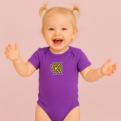 Kennesaw State Owls Logo Baby Romper Onesie